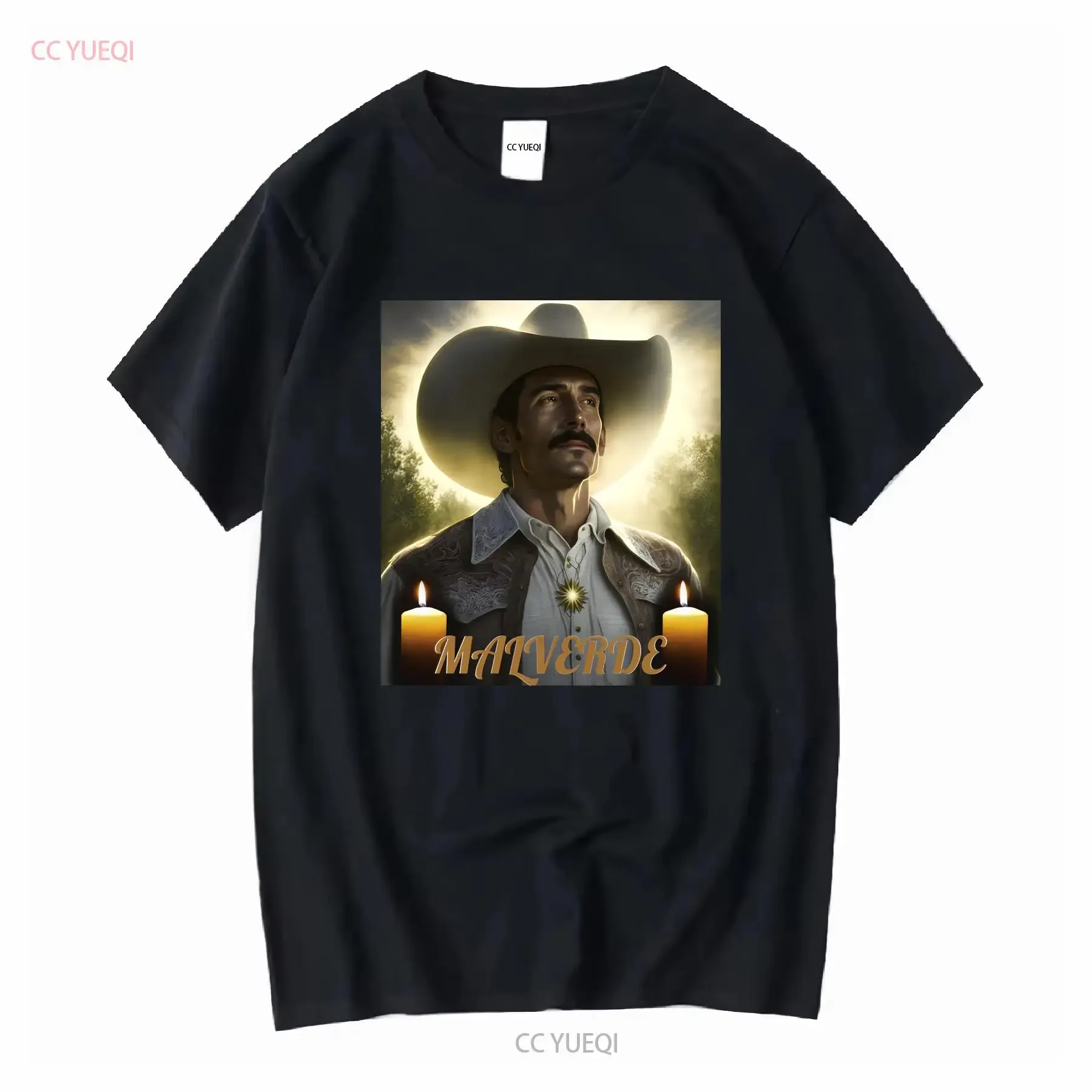 Jesús Malverde Ángel del pobre camiseta San Juan Mazo Camisa Camiseta manga larga o corta vintage lavado gráfico Casual