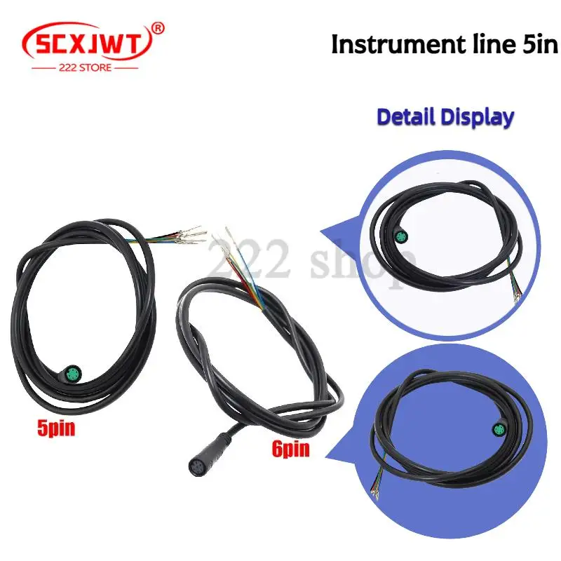 Data Cable Dashboard Controller 1Pcs 5pin/6pin Scooter For M4&M4 Pro  New E-Scooters Replacement Parts