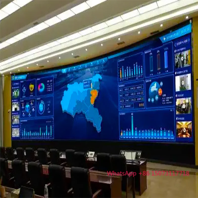 Offre spéciale pas fin P1.2 P1.5 P1.8 P2 P2.5 affichage Led panneau d'affichage Led taux de rafraîchissement élevé écran Led intérieur