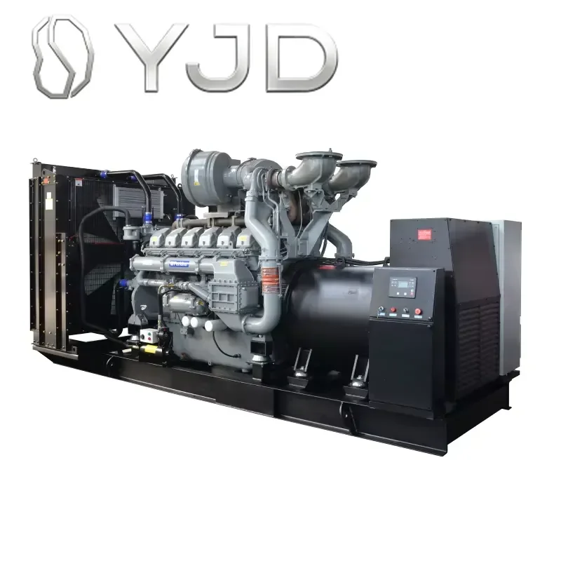 YJD 1000kw 1250kva Newest for perkist Diesel Generator Set Open Frame ATS Remote Start 50 Hz Manufactured Open Type Genset