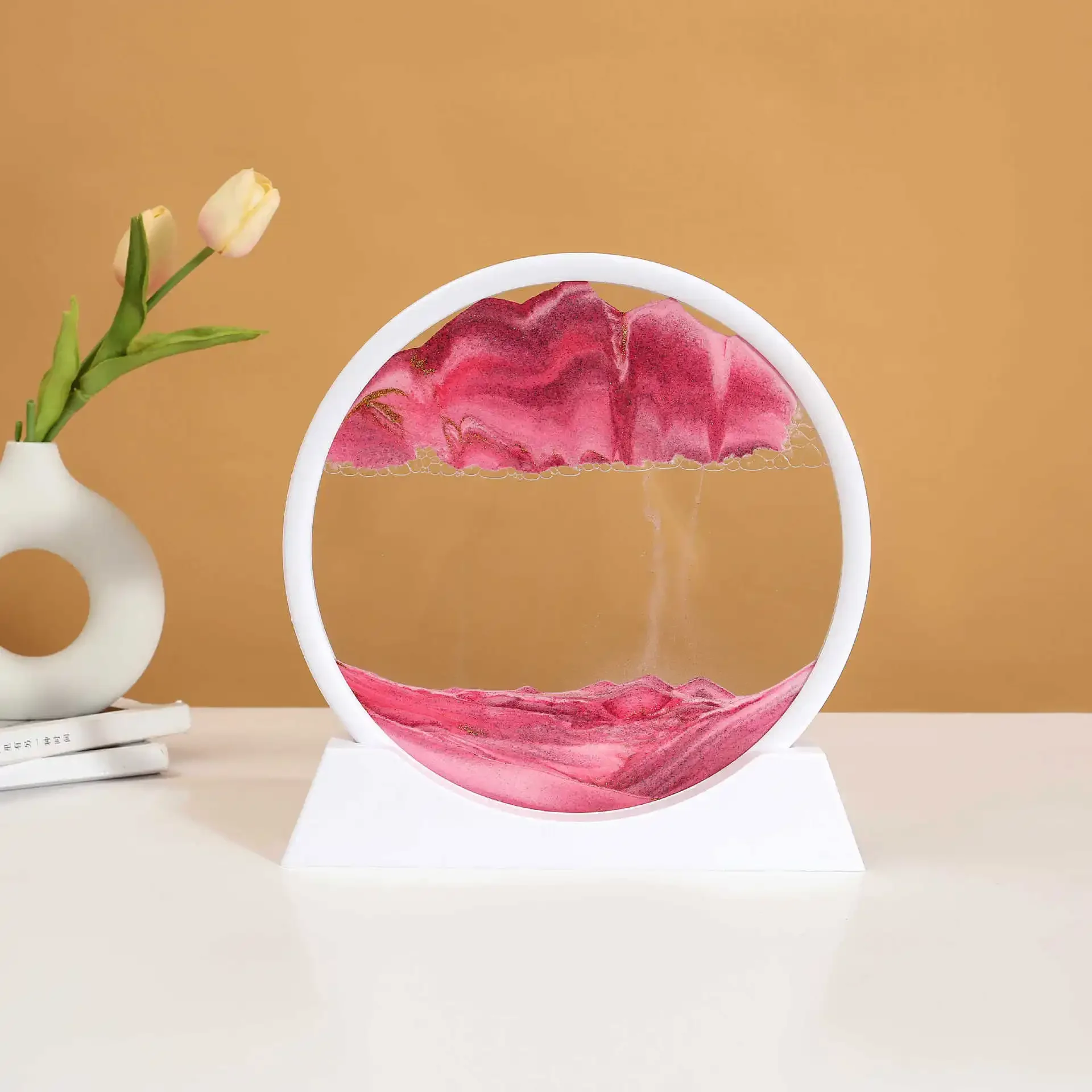 White Base-Pink