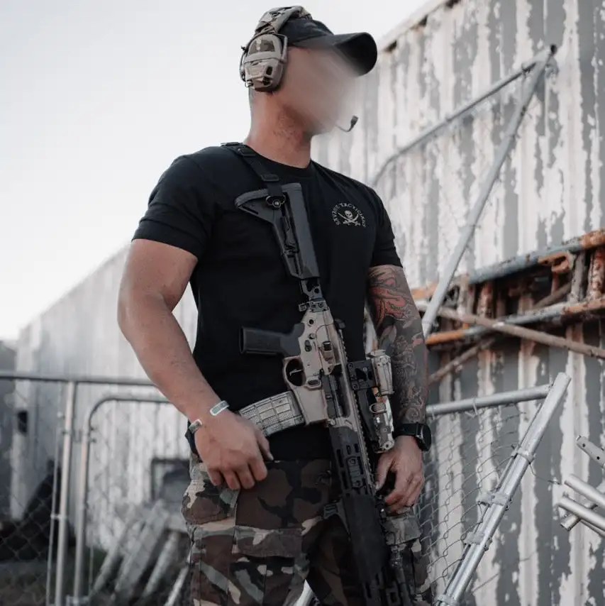 Hoist The Black Flag Savage Tacticians Military Tactical Trend Brand Graphic T-Shirt Cotton Men Women Streetwear Tee view 6