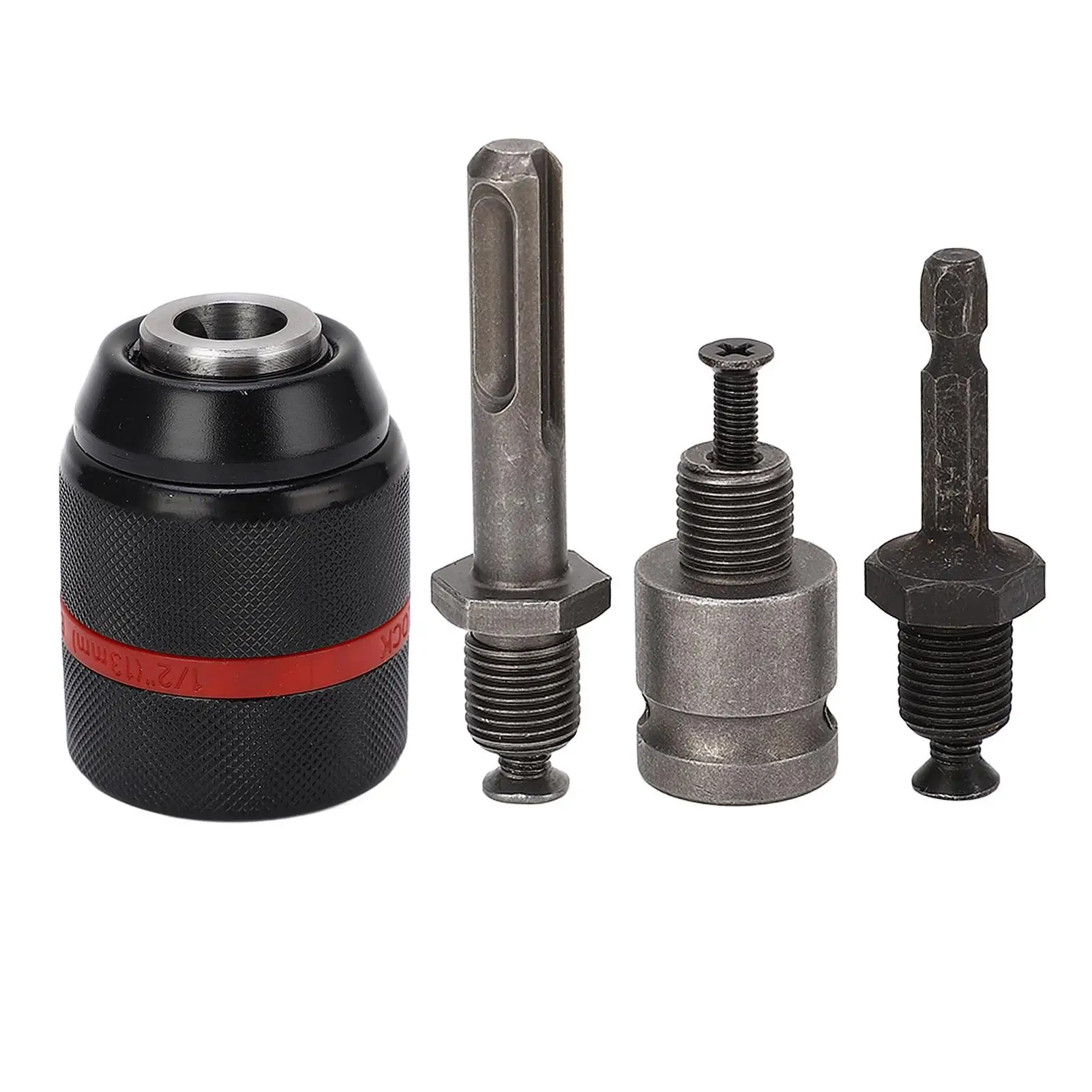 

2-13mm Keyless High Precision Drill Chuck Adapter Converter with 12mm Adapter