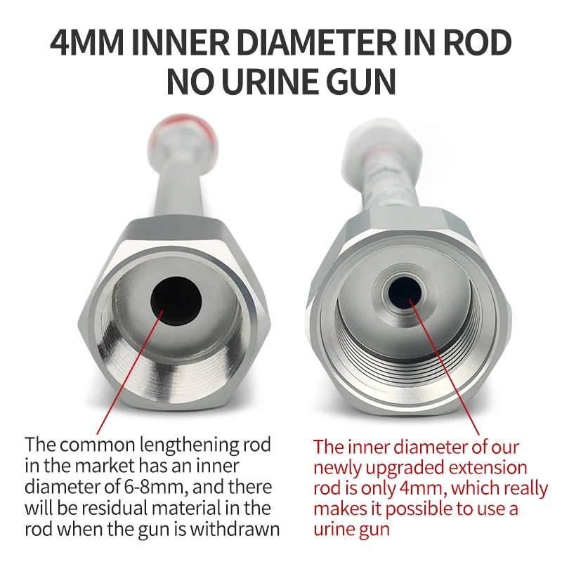 Imagem -03 - Airless Paint Sprayer Gun Base Tip Extension Rod Pistolas de Pintura por Pulverização Pólo para Jardim Máquina de Pulverização de Carro 20 cm 25 cm 40 cm 50cm