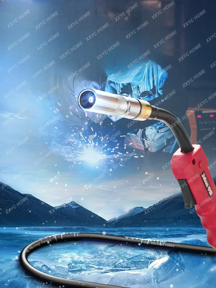 200A/350a/500A Two-Protection Welding Gun Gas Shielded Welding Gun Carbon Dioxide Lengthened Welding Wire Split