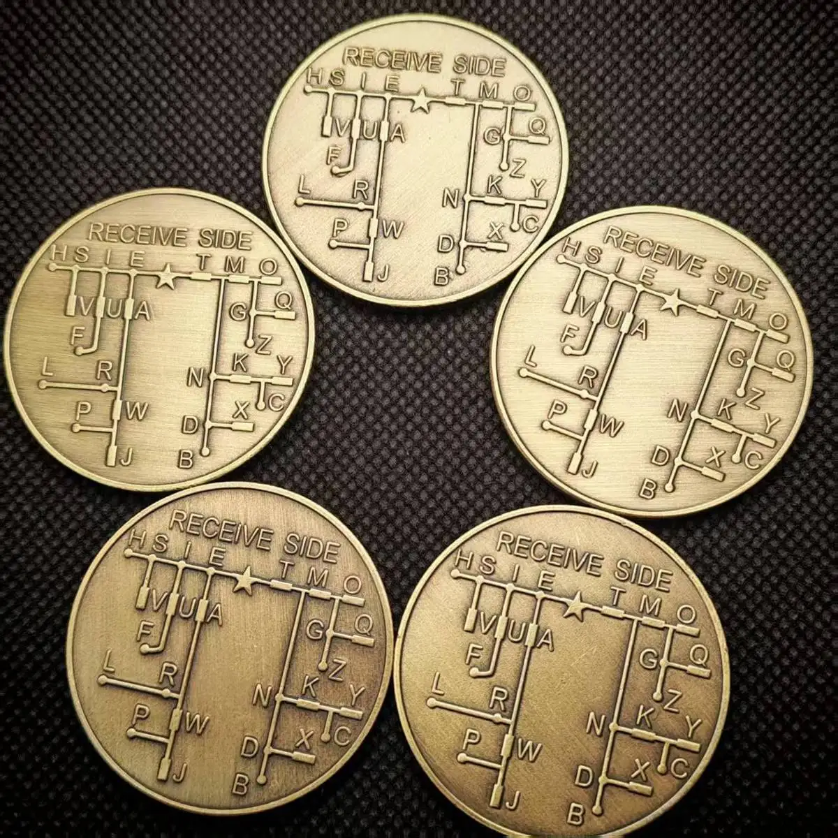 

2026 Hot New Morse Code CW Ham Radio Practice Training Coin Badge Commemorative Collectible Gift for Beginners Radio Enthusiasts
