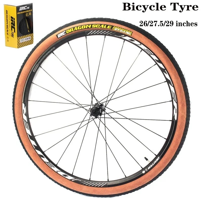 MTB Bicycle Tire26/27.5/29*1.90/1.95Foldable Yellow Edge Mountain Bike Ultralight Anti Puncture Tyre antiskid Off-road Race Tire