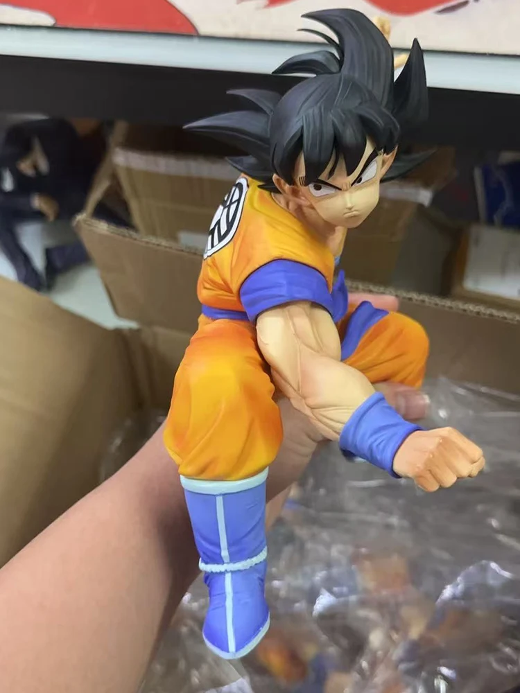 

Новые фигурки аниме Dragon Ball Z, фигурки Сон Гоку без основания, коллекция статуй из ПВХ, модель, украшение для комнаты, подарки на день рождения, игрушки