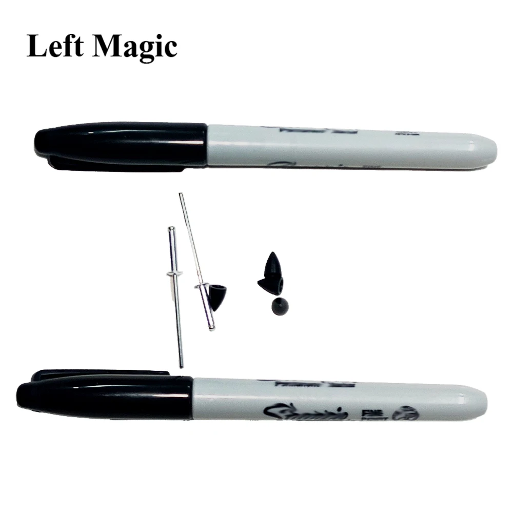 Mental Pen,Mind-Blowing Magic Tricks Screw Magic Stage Illusions Street Novelties Party Funny Comedy Gimmick Mentalism