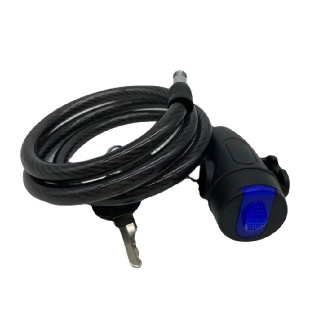 Candado de seguridad antirrobo Universal para bicicleta, candado de alambre de acero de 90cm para motocicleta, Cable de seguridad con 2 llaves