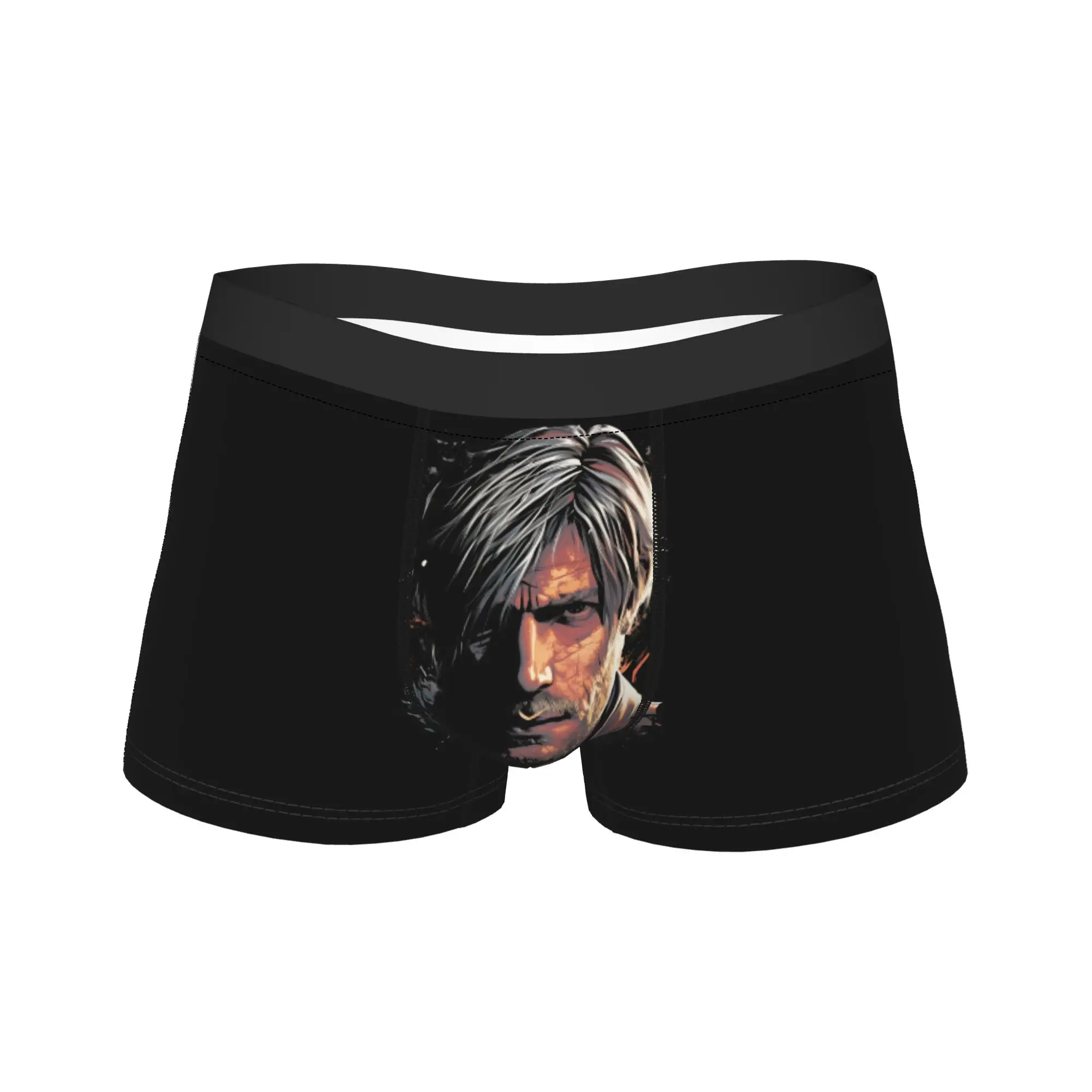 

Leon Kennedy RE9 Requiem Shorts Briefs Residents Underwear Hot Sale Men Comfortable Boxershorts Printed Plus Size Underpants