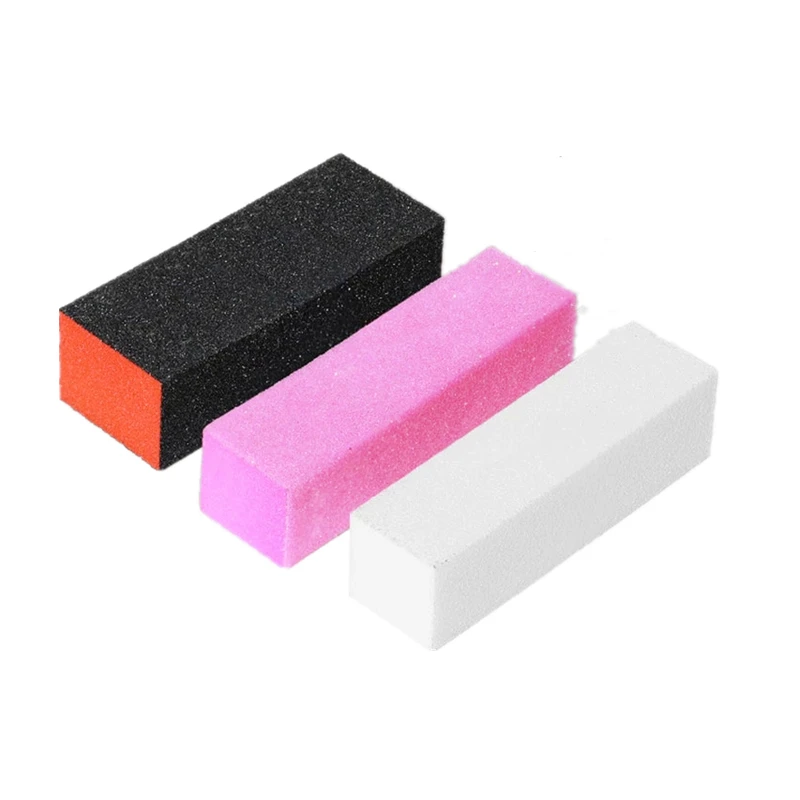 5/10PCS Nail Art Sanding Buffer Sponge Buffers Files Block Grinding Polishing Pedicure Manicure Care Tools