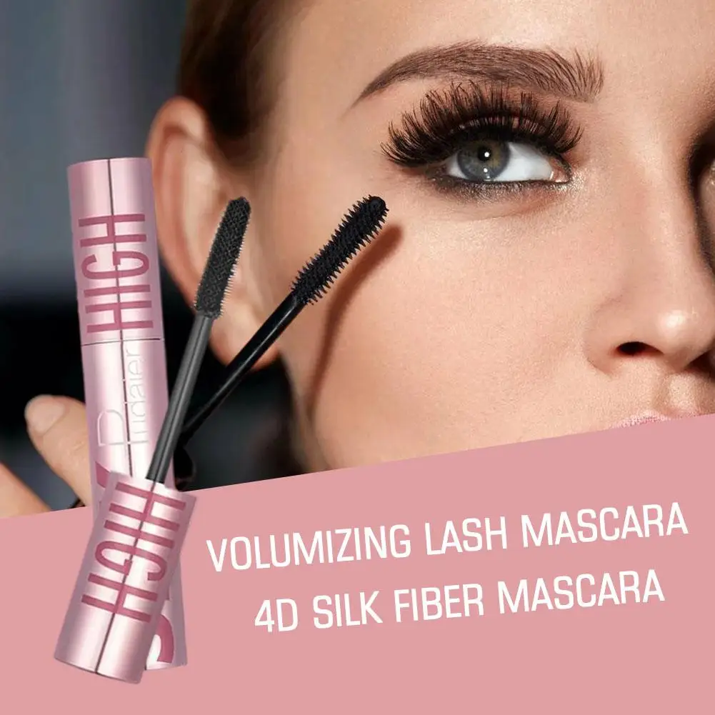 4d Zijden Vezel Mascara Natuurlijke Curling Langdurige Vloeibare Make-Up Lash Extensions Tool Mascaras Sky Wimper Groei Niet-Duizelig D3o7