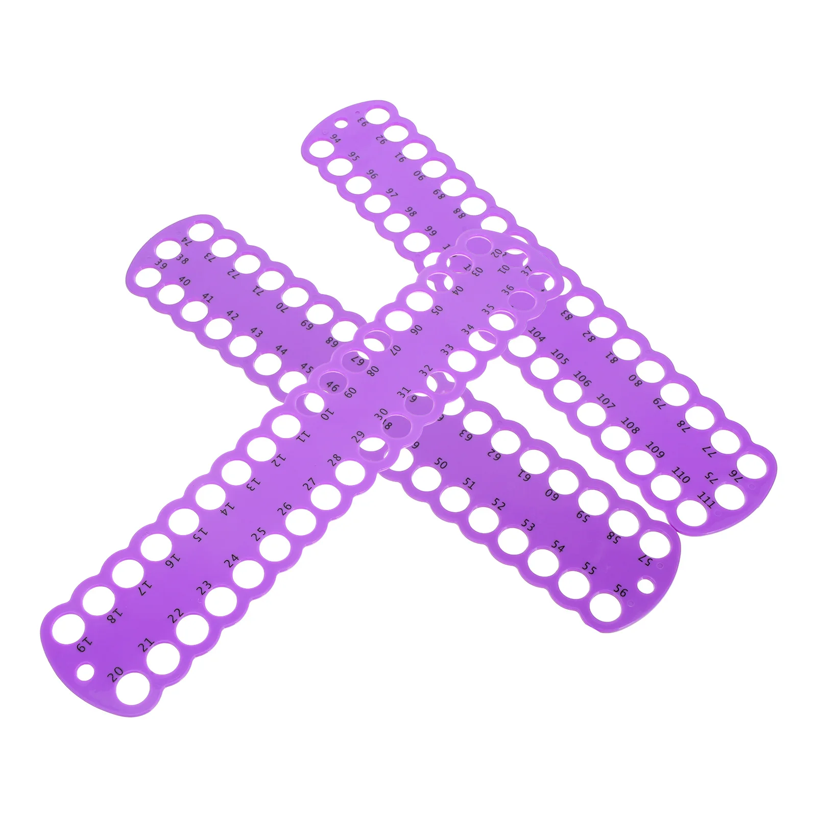 

3pcs Plastic Thread Organizer Holder Multiholes Compact Sewing Floss Storage Cross Stitch Embroidery Tool Portable String