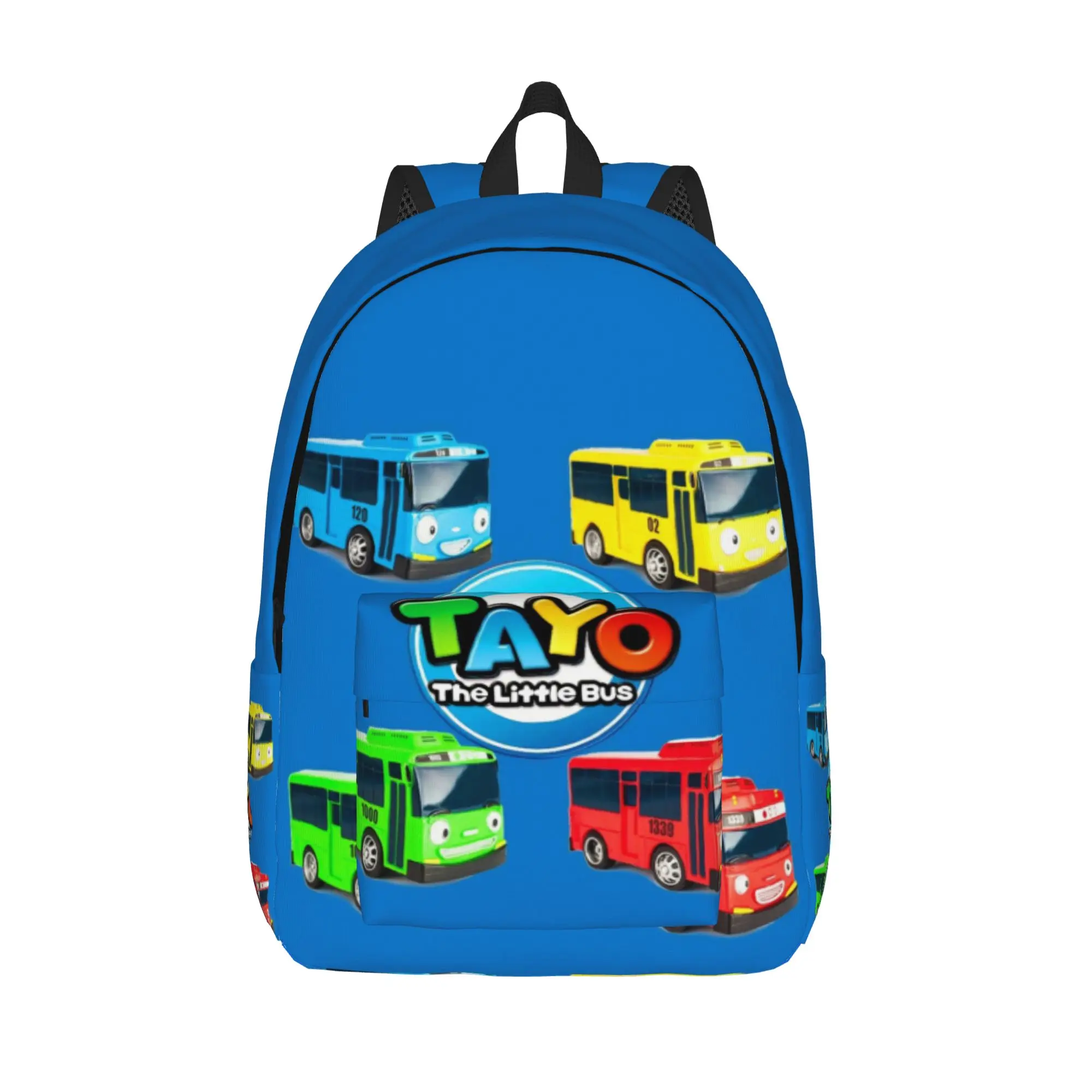 

Tayo The Little Bus Backpack for Men Women Fashion High School Work Daypack Cute Cartoon Anime Laptop Canvas Bags Outdoor
