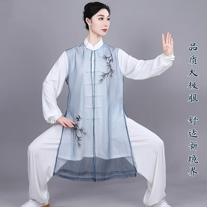 Women's Premium Tai Chi Suit Baduanjin Martial Arts Training & Performance Wear for Morning Exercise Fitness Adults