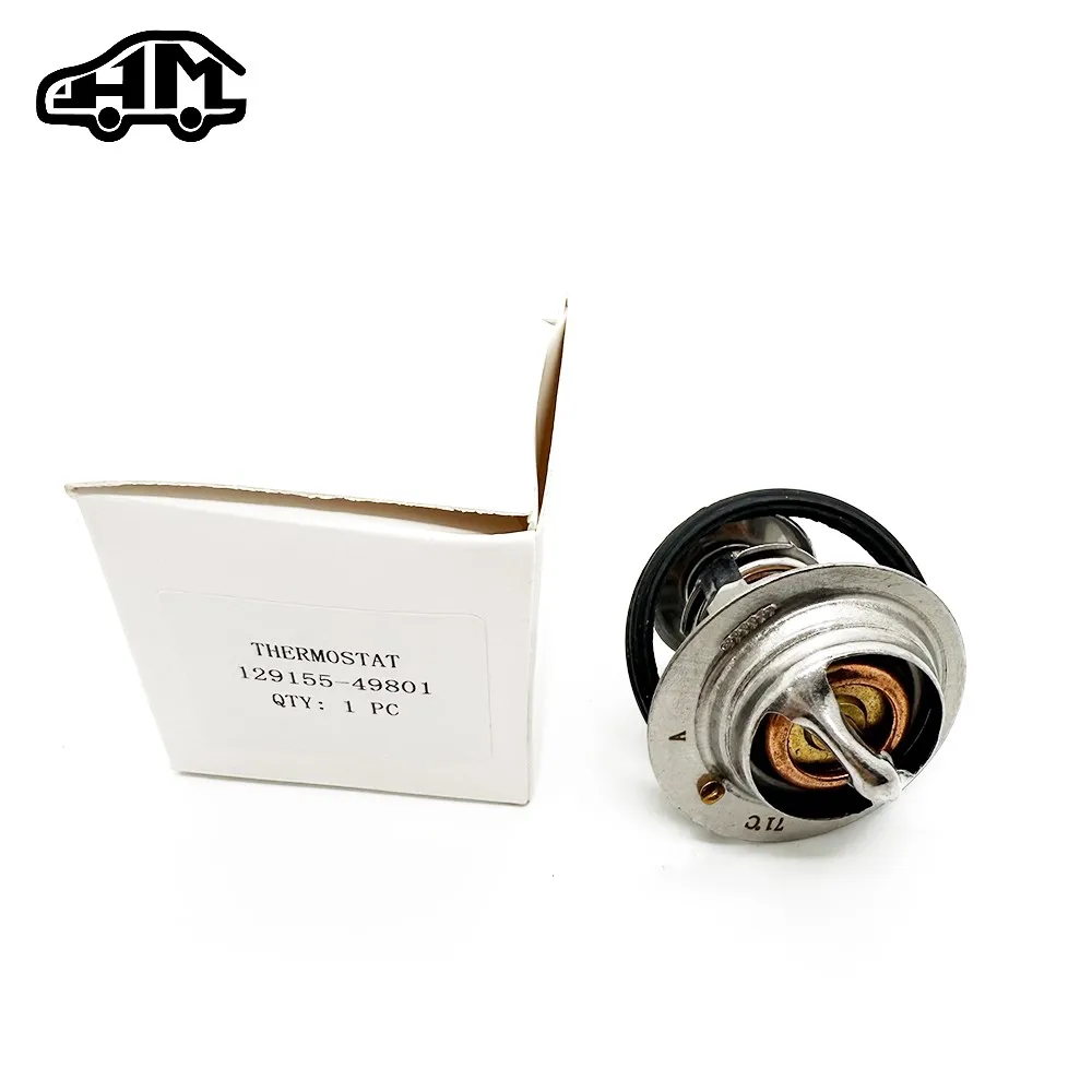 New OE:129155-49801 129155-49800 For Yanmar 3TNE84 3TNV84 3TNE88 4TNE84 4TNE88 4TNV84 4TNV84T 4TNV88 71ºC Thermostat