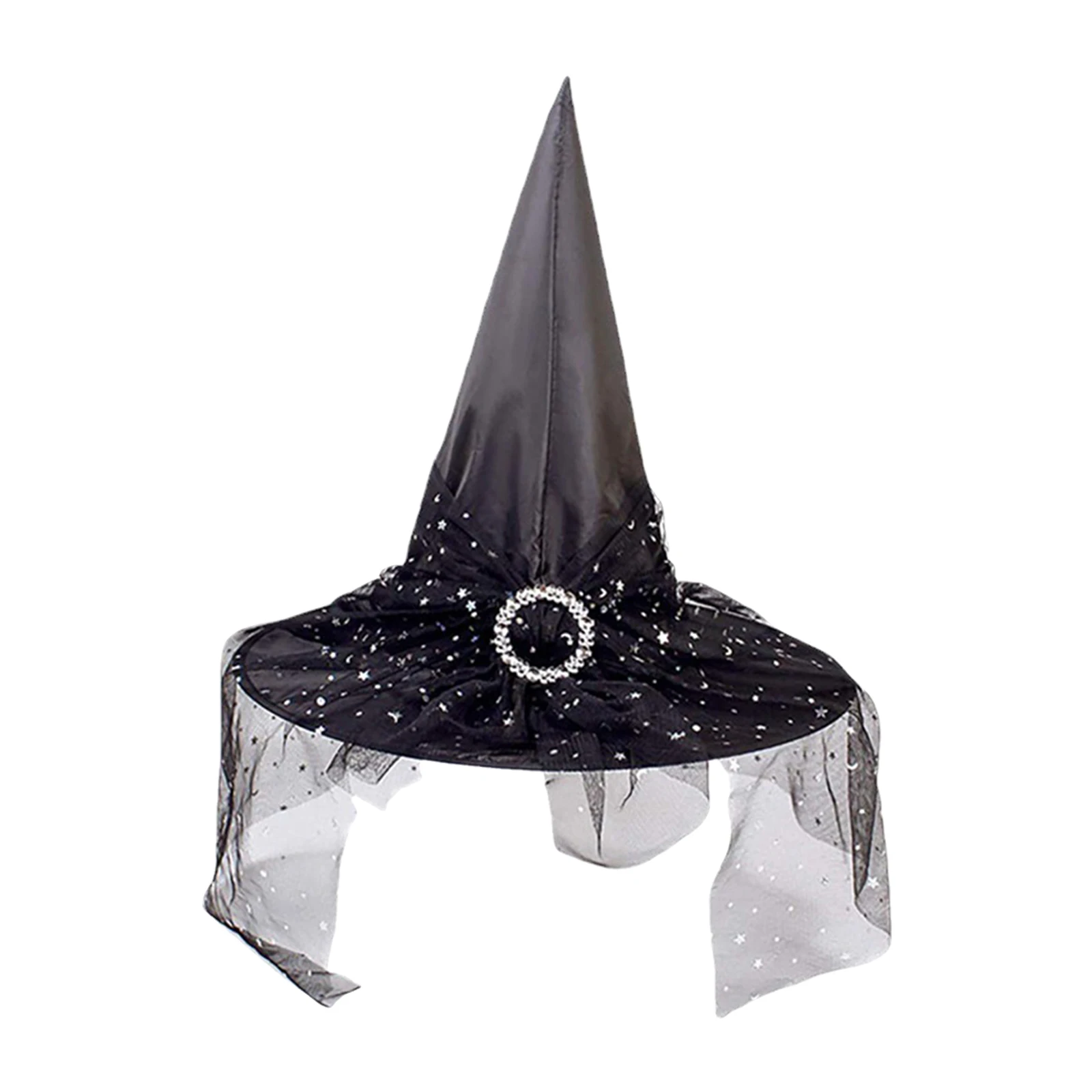Sombrero de bruja de Halloween, sombrero puntiagudo de ala ancha y espeluznante, regalo de Halloween para hombres, mujeres y niños, disfraz de Halloween, fiesta de Cosplay
