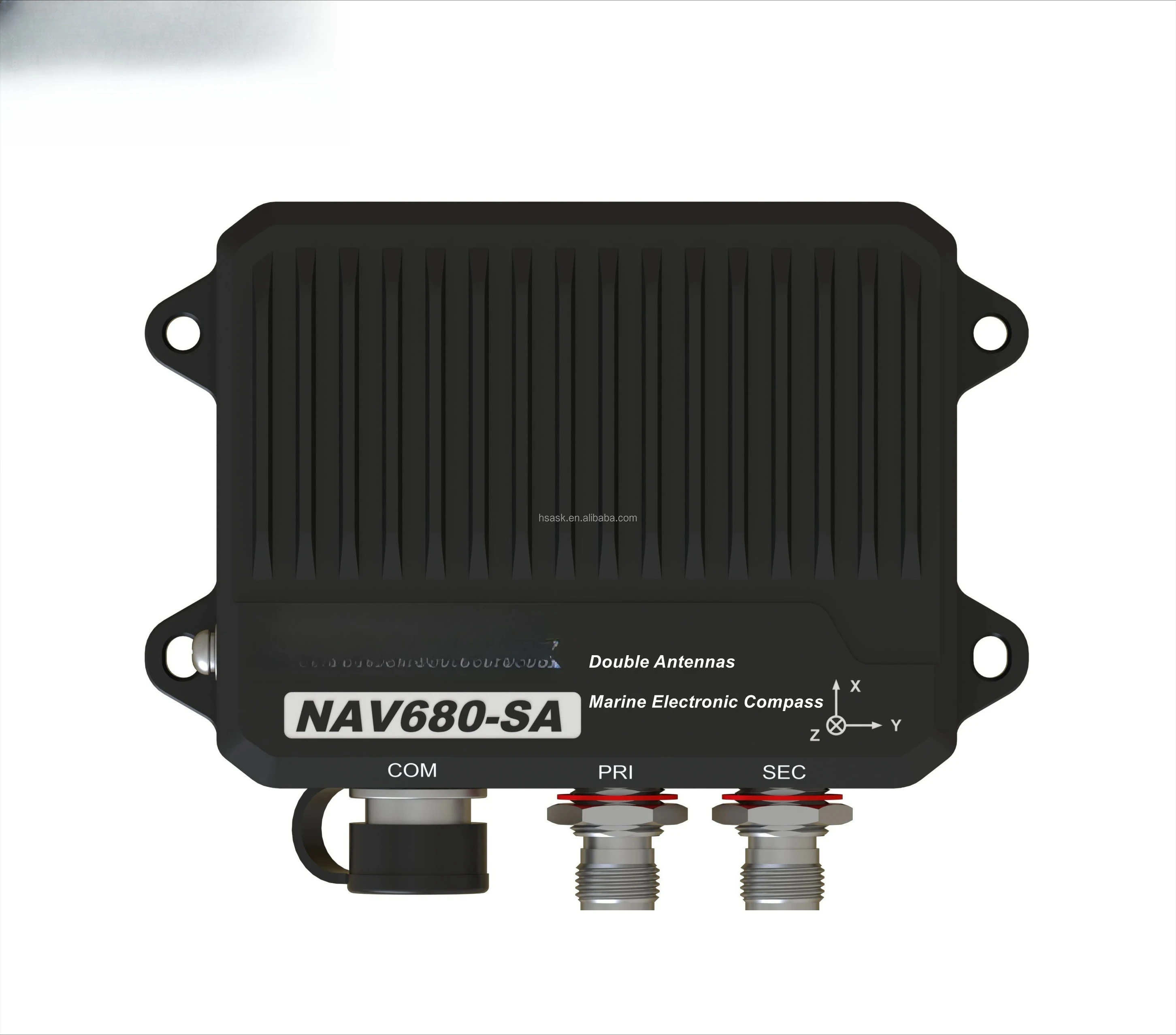 High Precision GNSS RTK Receiver Attitude Angle 982 Fusion Waterproof Marine Satellite Compass Inertial Navigation System