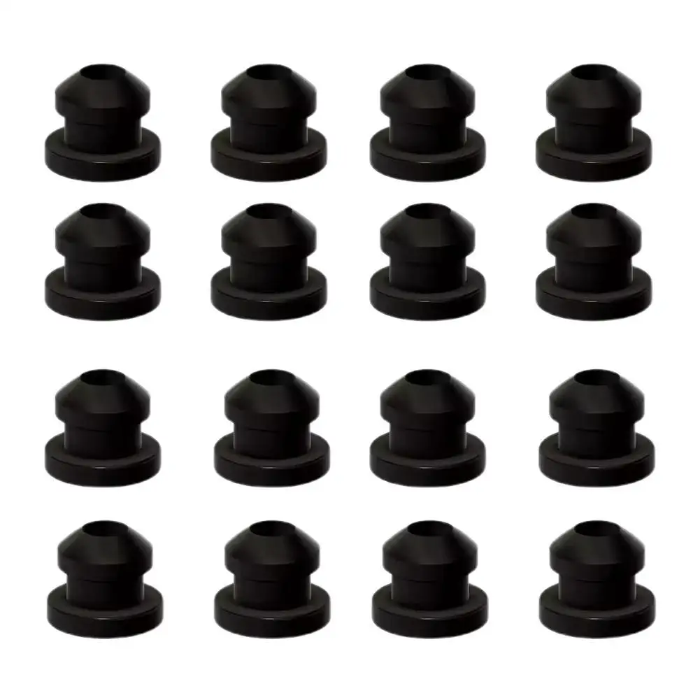 Occhielli in silicone per piano cottura a gas premium da 16 pezzi adatti a Dometic Smev Thetford Cramer 260 ° C Anti sonaglio resistente al calore Design migliorato