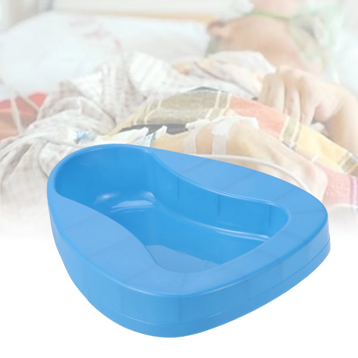 

Plastic Bed Pan Home Hospital Use Blue Large Size Bedpans for Women Men Elder Paralyzed Patients Small Bedpans Container