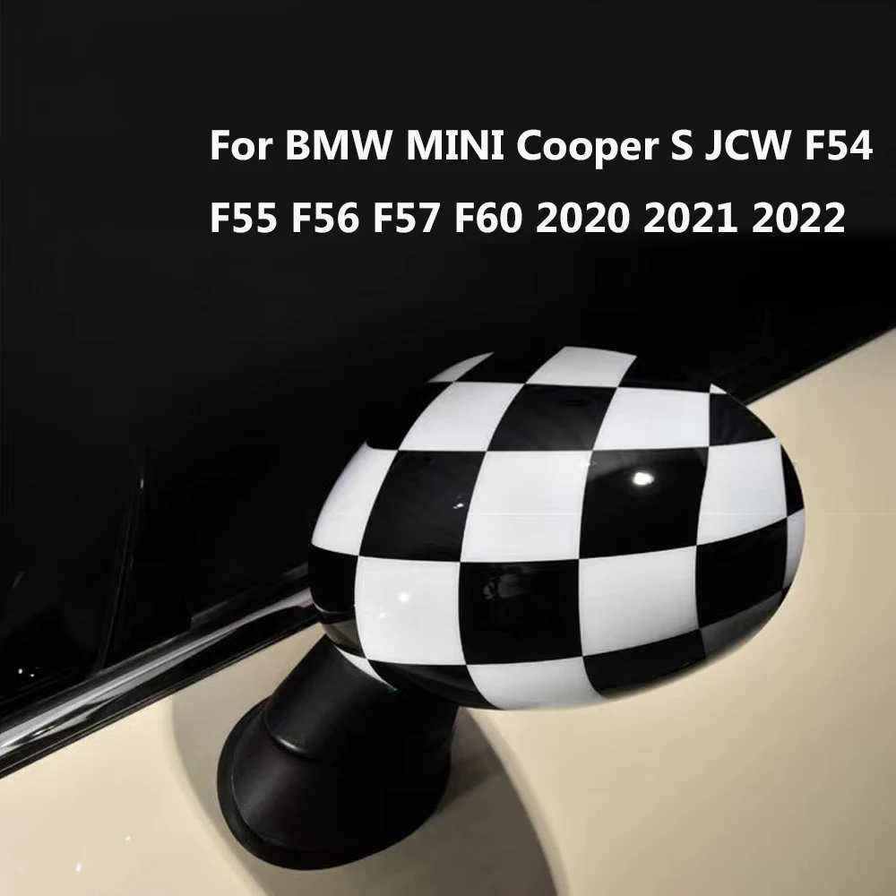 

Car Accessories Door Rear View Mirror Cover Housing Shell Sticker For BMW Mini Cooper One S JCW F54 F55 F56 F57 F60