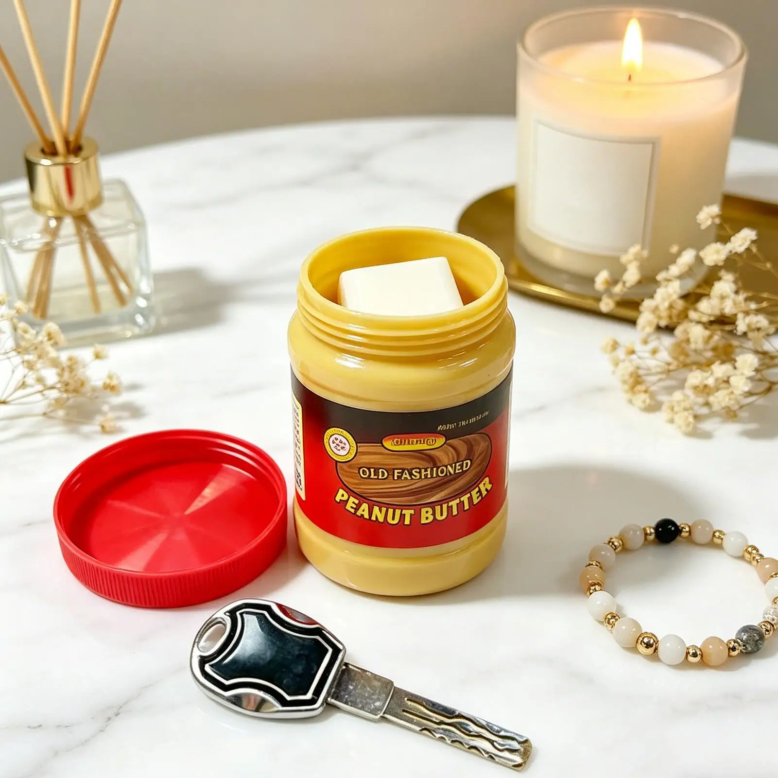 Fake Food Can Safe Stash Container for Money Jewelry Car Keys Portable Secret Compartment Hidded Storage for Home Travel