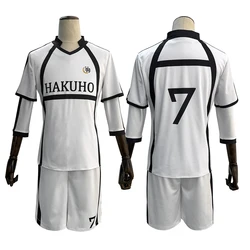HOLOUN Anime Nagi NO.7 Reo Mikage NO.10 Cosplay Costume Jersey Wig Rose Net Football Soccer Uniform Sport Wearing