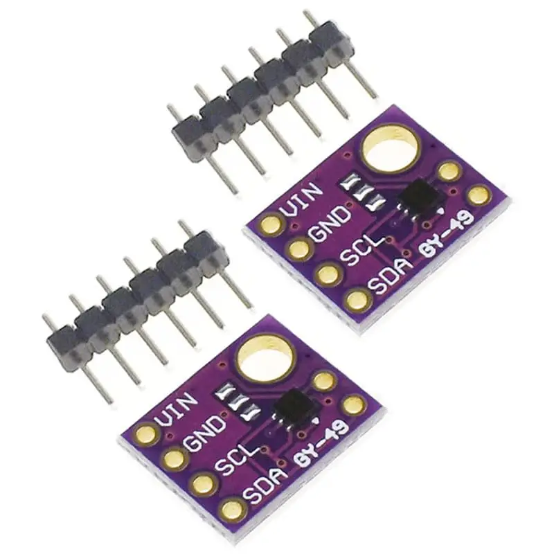 

2Pcs GY-49 MAX44009 светильник сенсорный модуль с 4P контактным разъемом