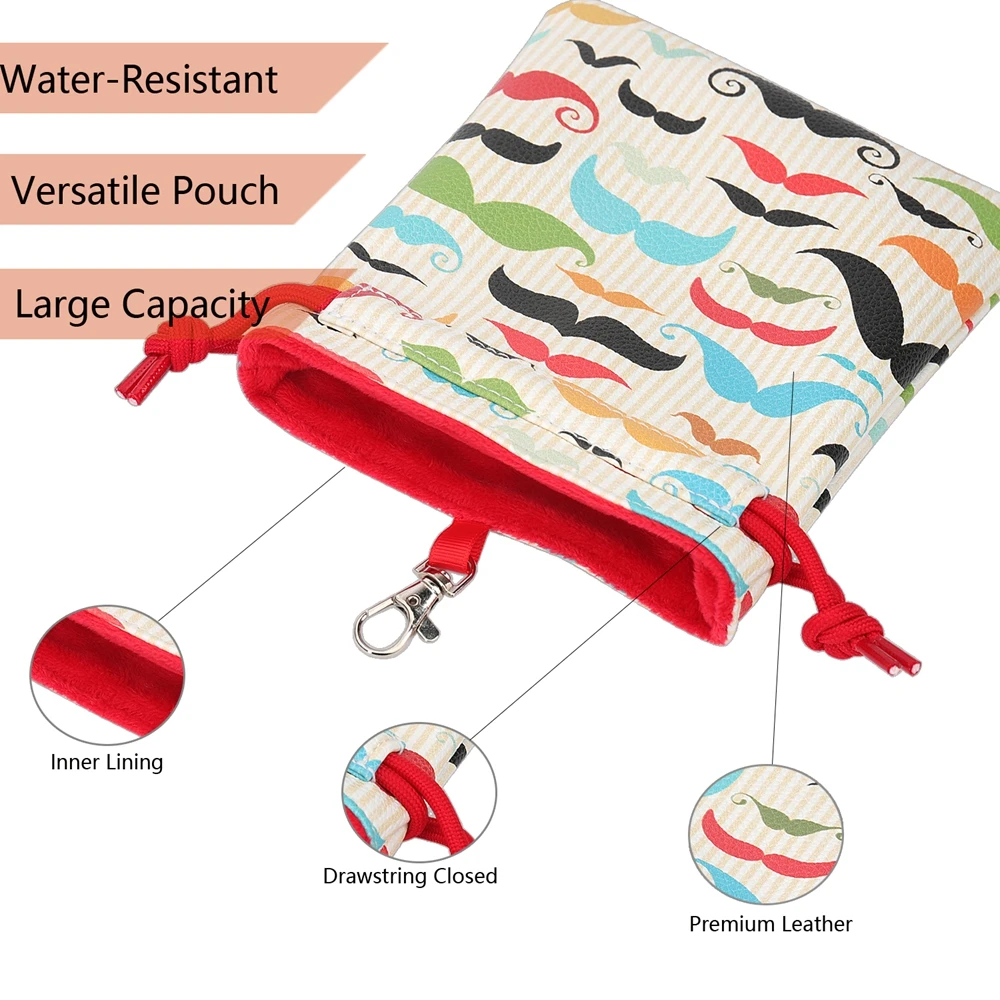 

Футболка из искусственной кожи с различными узорами и принтами, сумка для гольфа, сумка для ценностей с завязками