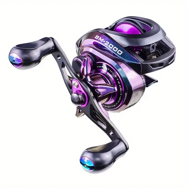 

8KG Max Drag Fishing Reel BM-2000 7.3:1 High Speed Baitcasting Reel Adapt to Any Water Body Magnetic Brake Long Casting