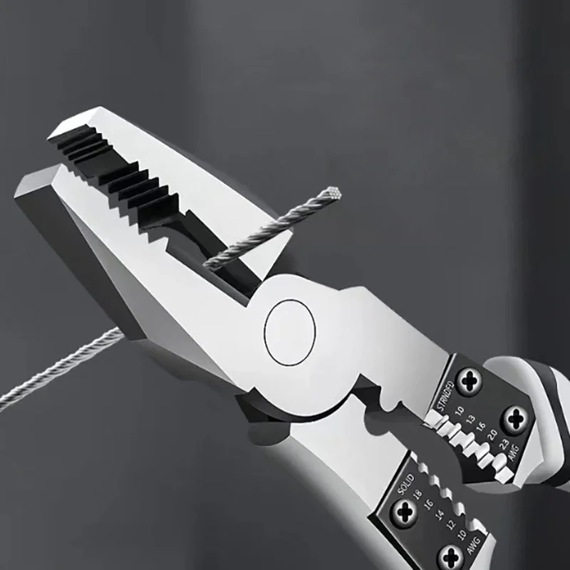 Universal Multiple-spec Wire Cutter, agulha Nose Alicate, Eletricista Ferramenta, Profissional Stripping, Crimping Repair Tool Set