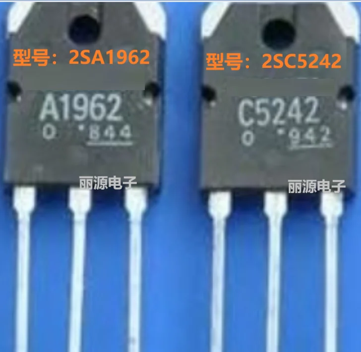 10PCS  2SC5242  C5242   5242  2SA1962   A1962  1962  TO-3P  Amplifier pipe