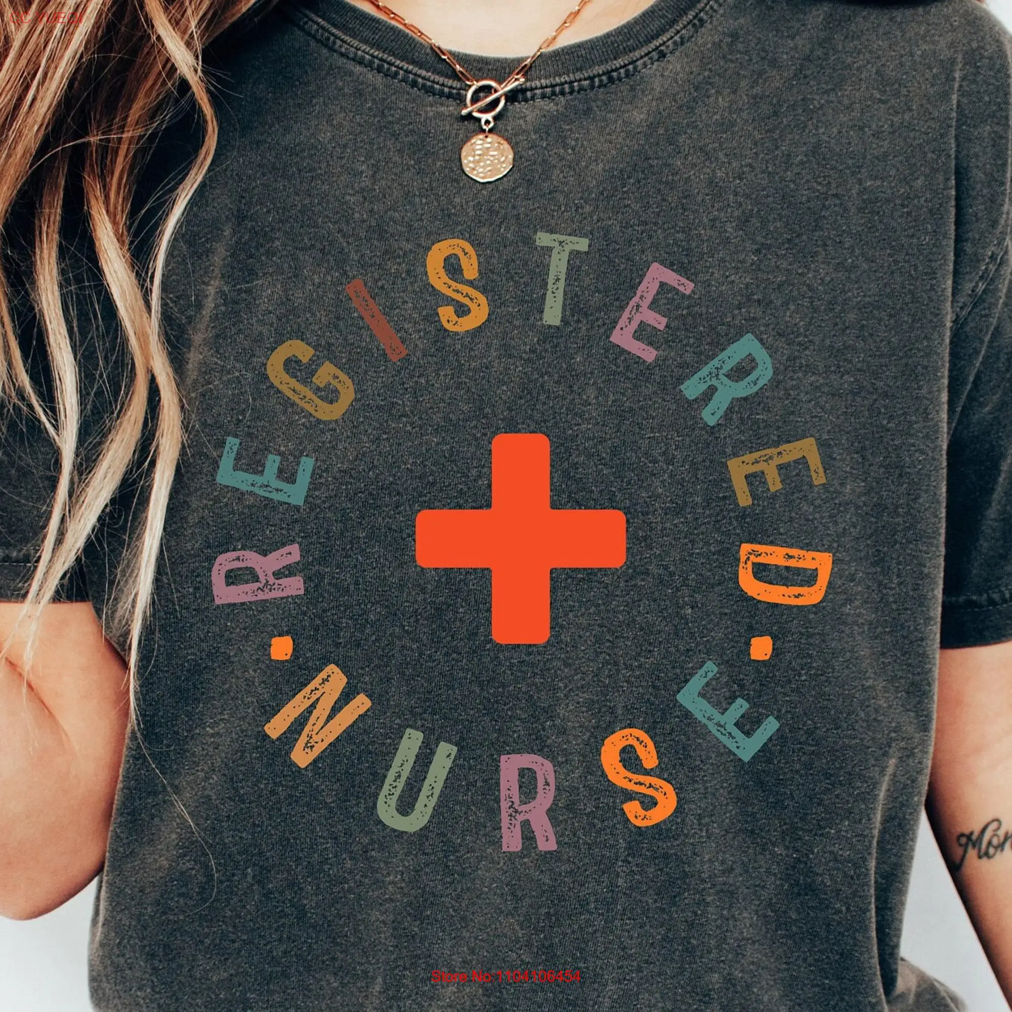 Registered Nurse T Shirt for Women RN Nursing SweaT Graduation long or short sleeves