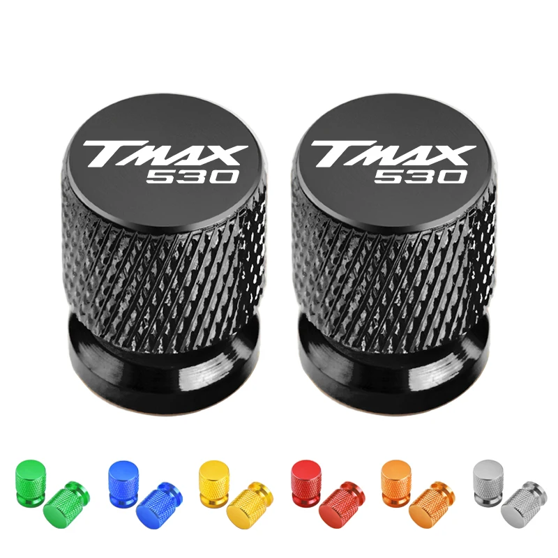 2 PCS Couple Aluminum Vehicle Wheel Tire Valve Stem Caps Covers For YAHAMA TMAX TMAX530 530 Motorcycle Accessories