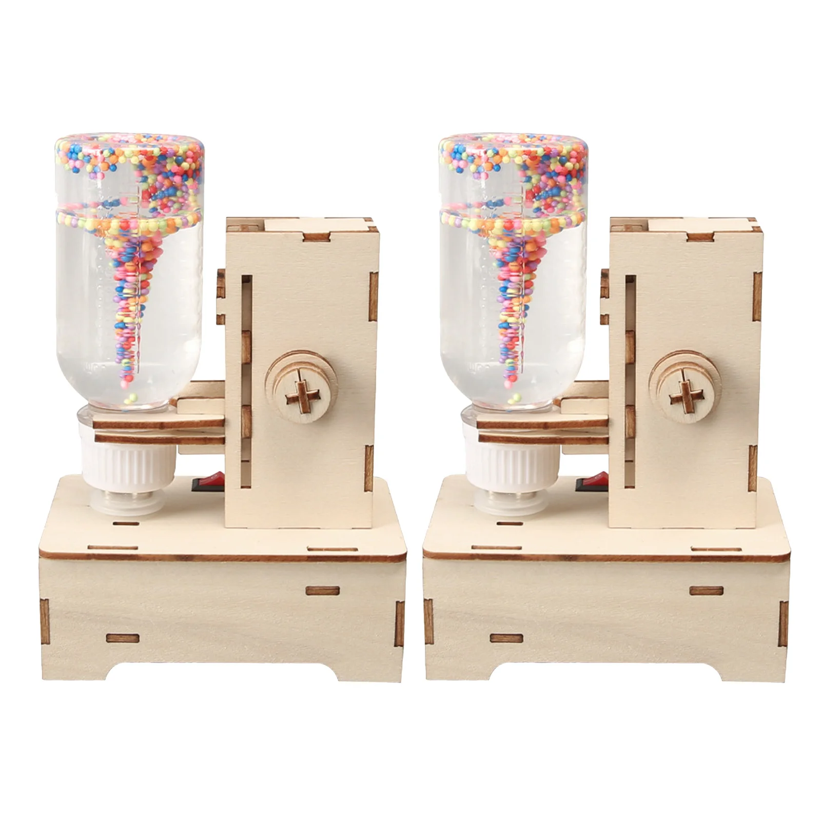 2 stks Tornado Experiment Kit Stem Educatief Handleiding Tornado Weer Wetenschap Leren Interactieve Wetenschap Kit