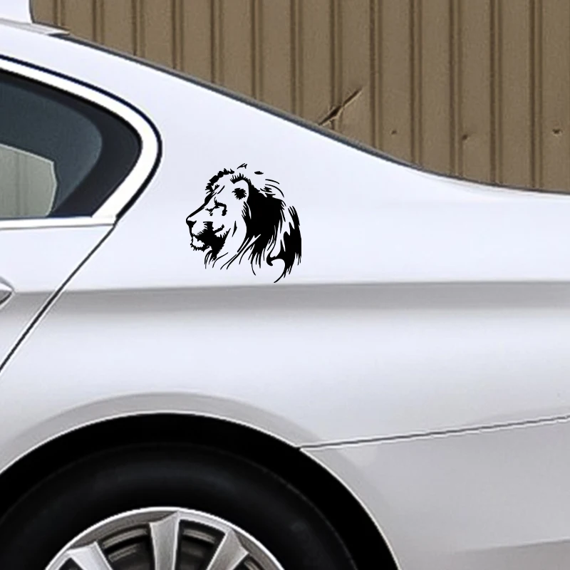 G107 Aliauto Personality Car Sticker Meditation Lion Automobiles Motorcycles Accessories Vinyl Decal for Peugeot Skoda