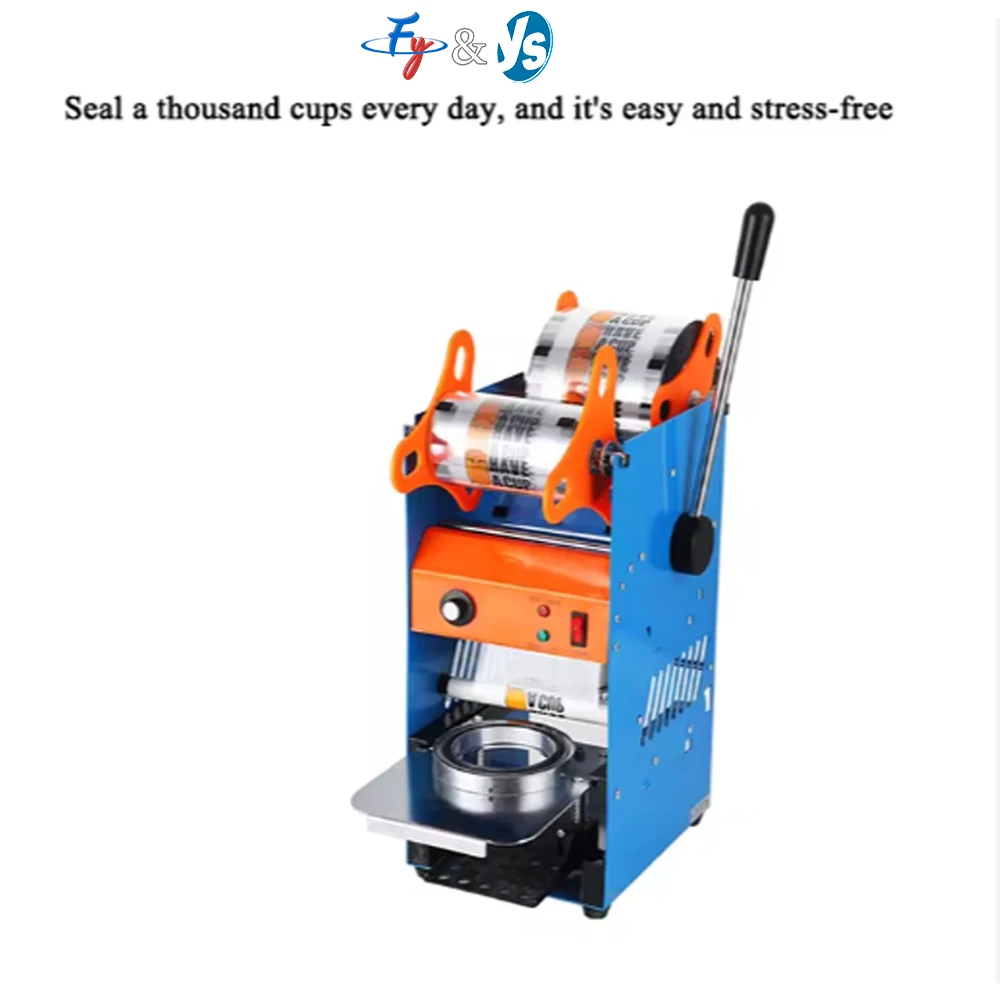 High Strength Manual Cup Sealing Machine Efficient Plastic Cup Sealer For Milk Tea Soy Milk Beverage Cup Sealing Use