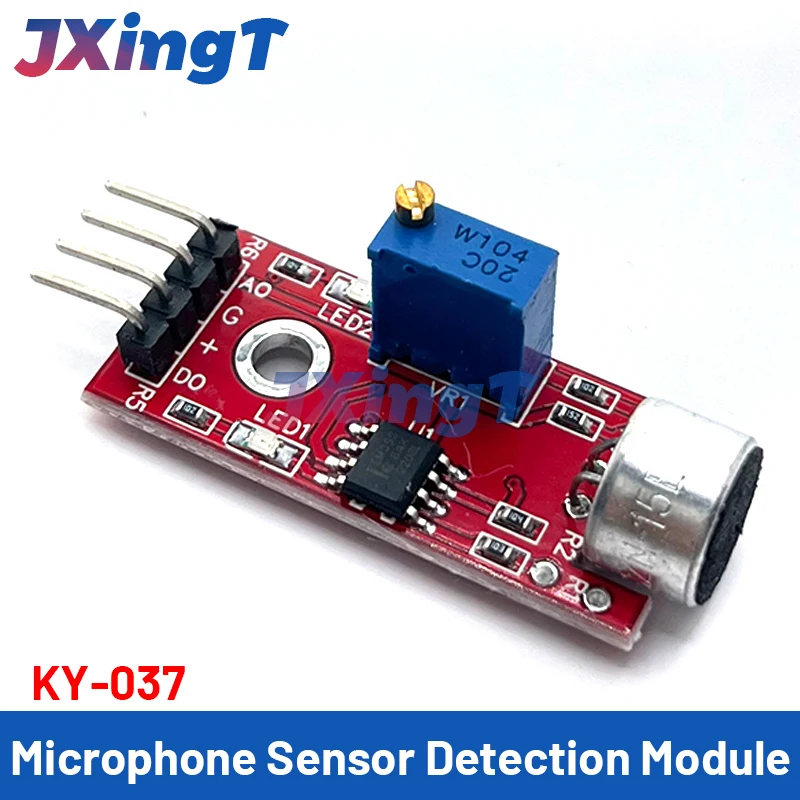 Sound Sensor Module, Sound Control Switch, Sound Detection, Whistle Switch, Amplifier Microphone KY-037