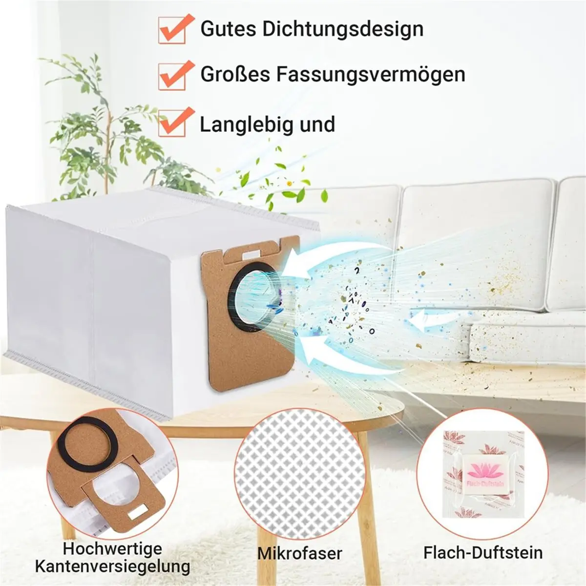 AT59 Accessory Set for Xiaomi X20+ / X10+ Robot Vacuum Cleaner Main Side Brush Hepa Filter Mop Cloth Dust Bags