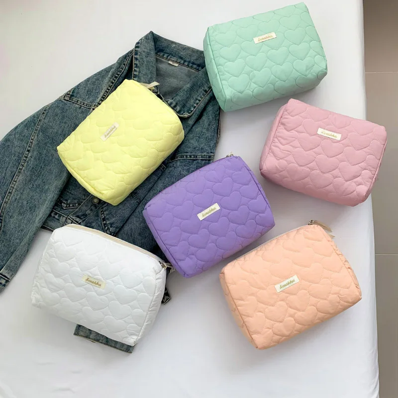 Fashion Bump Color Cotton Makeup Bag