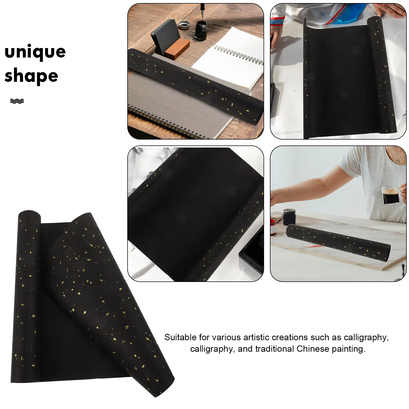 1 Roll Portable Lightweight Chinese Calligraphy Paper for New Year Home Office Restaurant Use Professional Multi-Function