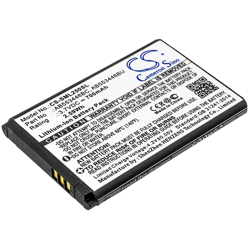 CS Di Động Thông Minh Pin Cho Samsung SGH-L258 SGH-L250 CC03 B108 GT-E2120 M128 SGH-X989 E2652 E2652W Phù Hợp Với AB553446BC BU