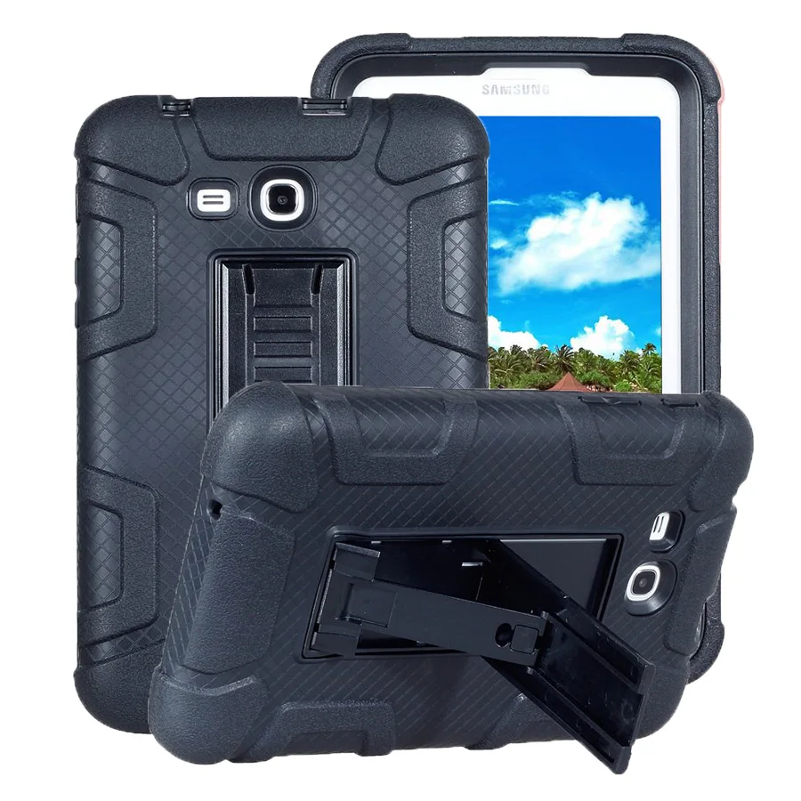 Heavy Hybrid Armor Case for Samsung Galaxy Tab 3 lite 7 T110 T111 cover for Samsung Tab E lite 7 T116 Protective Case +Film+Pen