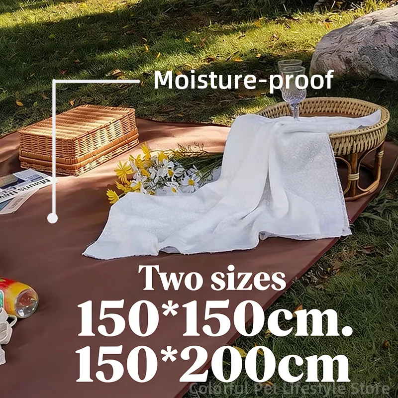 Foldable Oxford Cloth Picnic Mat Waterproof Moisture-proof Outdoor Camping Mat Wear-resistant Picnic Blanket Picnic Mat
