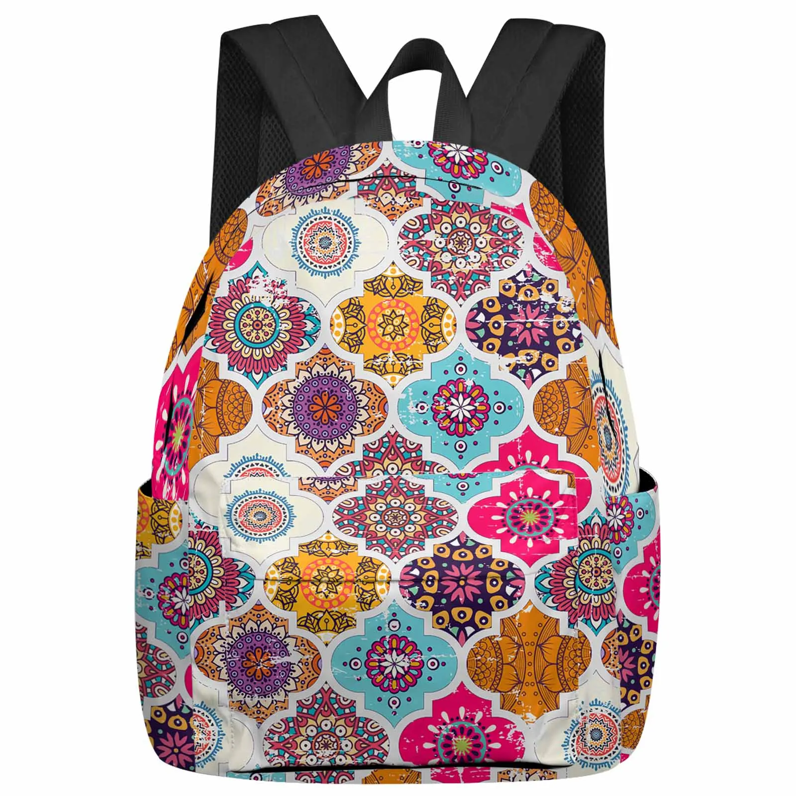 

Moroccan Bohemian Mandala Vintage Pattern Backpacks Teenagers Student School Bags Laptop Custom Backpack Men Women Travel