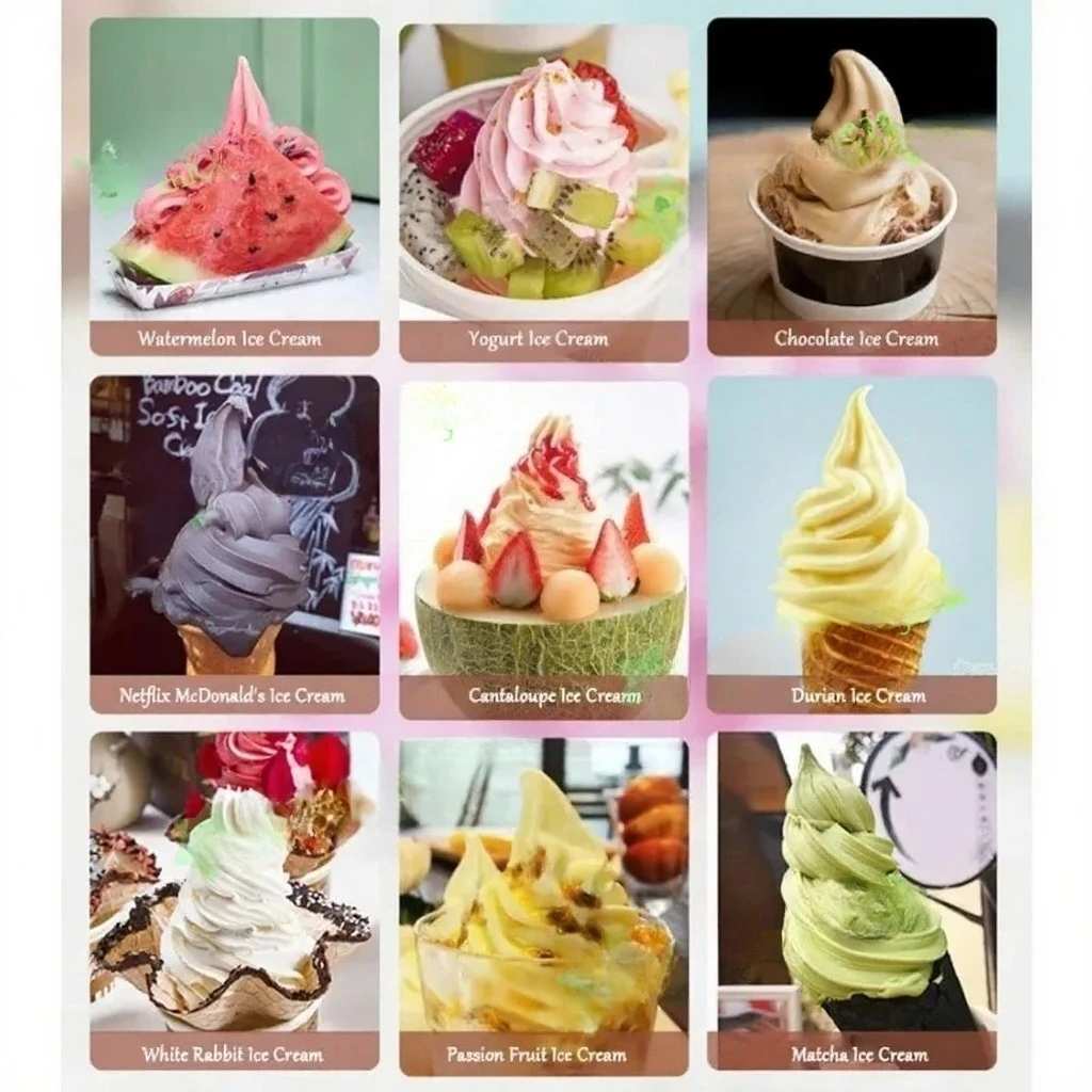 Ice Cream 220V Household Automatic DIY Frozen 1L Fruit Dessert Milkshake Machine BL-1000 21W