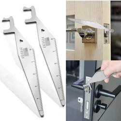 Multi-Purpose Lever Tool Stainless Steel Durable Locksmith Tool Mini Portable Pry Bar Hand Tool for Firefighter/Police