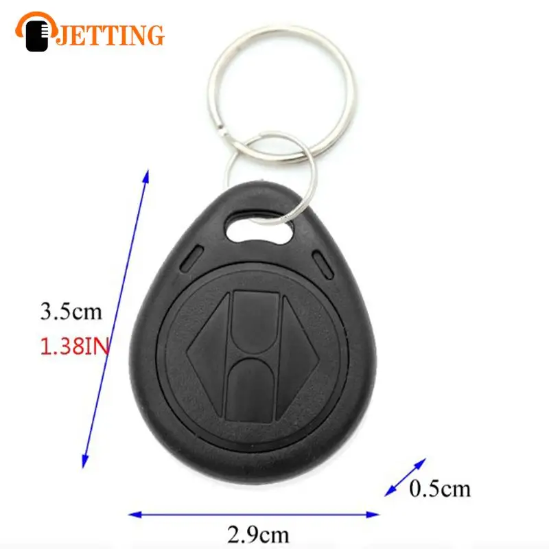 Tag RFID regravável e gravável pode copiar EM4100, proximidade Token Keyfobs, Keyfobs aleatórios, 125kHz, 5pcs