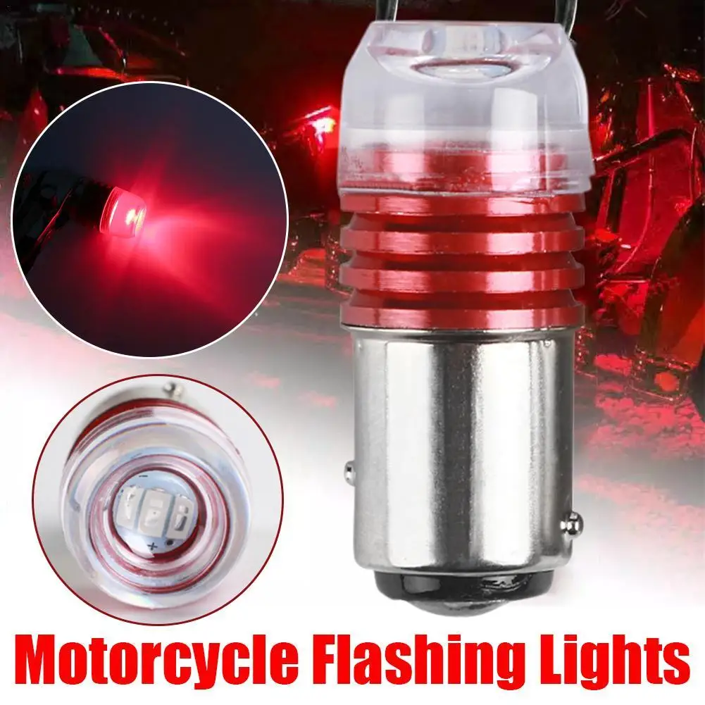 1PCS 1156 BA15S 1157 BAY15D Red Strobe Lamp 5730  12V Parking Reverse LED Trunk Bulb Car Brake Turn Signal Tail Flashing Light